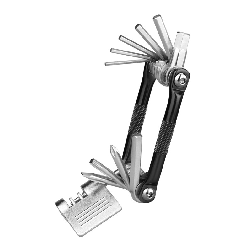 8035 bicycle tire repair tool 11-in-1 multi-function folding portable combination tool screwdriver