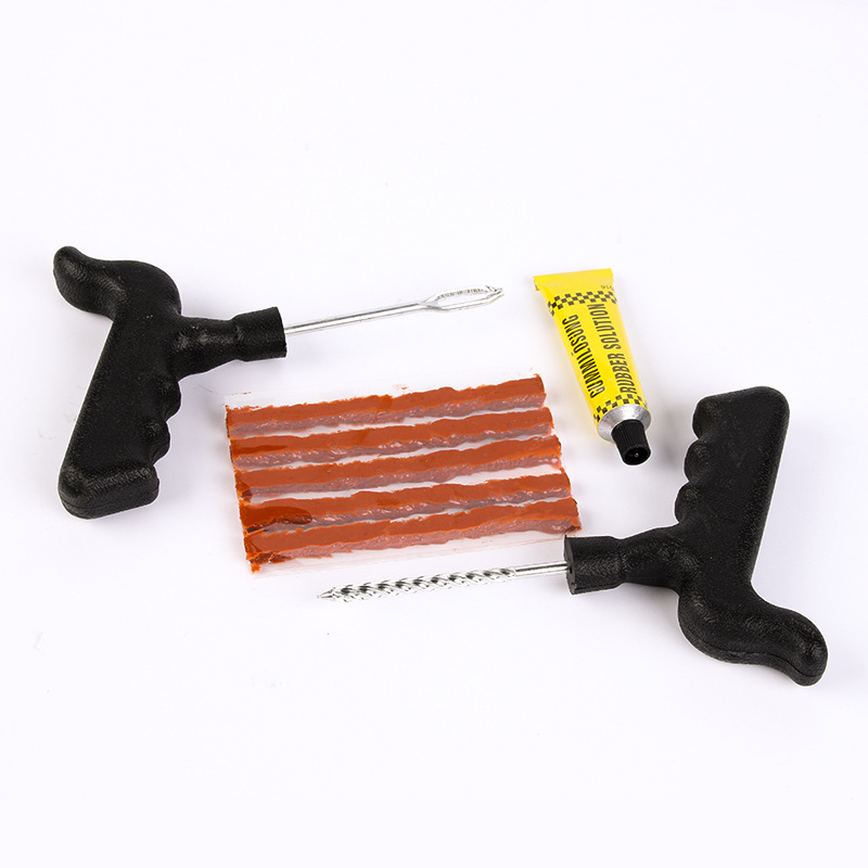 Car Fast Tire Repairing Tools Set Tire Injection DIY Self-Driving Emergency Tire Repair Strip