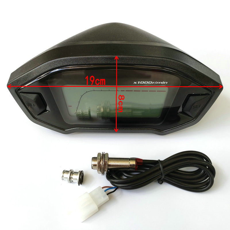 Factory Wholesale Motorcycle Modified M3 Meter Plastic Motorcycle Dashboard Odometer Code Meter Tachometer