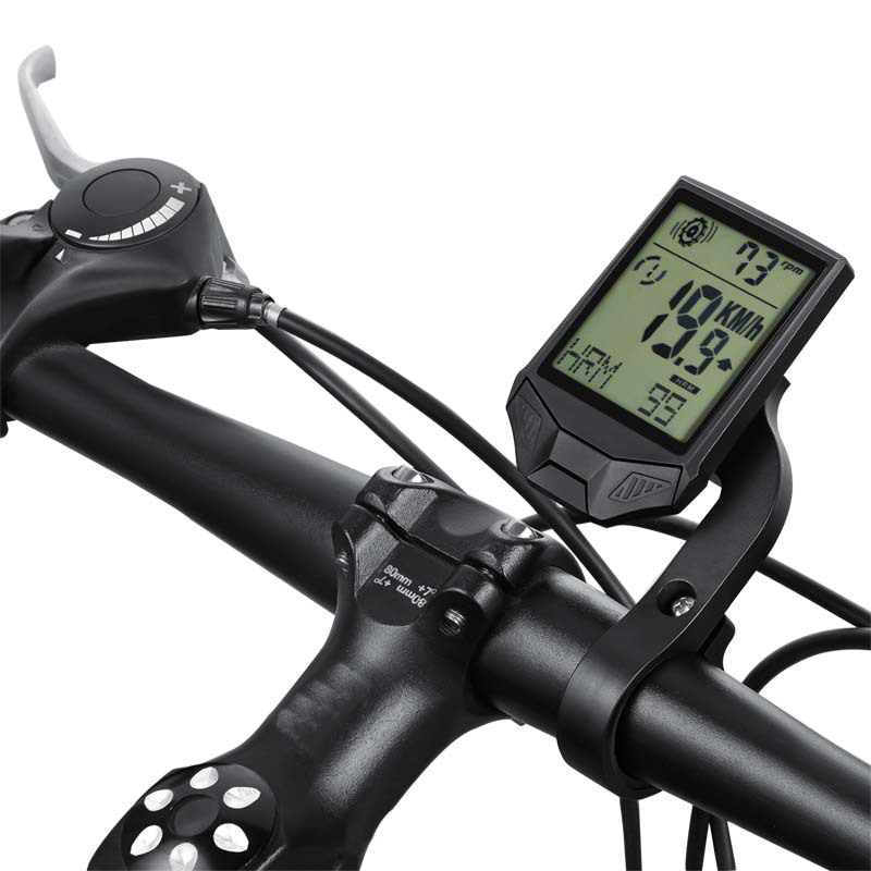 BC335 Bicycle meter large screen wirelesspedal frequency heart rate three-in-one odometer Bicycle speedometer step meter