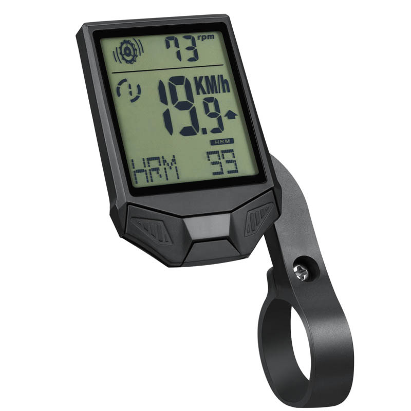 BC335 Bicycle meter large screen wirelesspedal frequency heart rate three-in-one odometer Bicycle speedometer step meter
