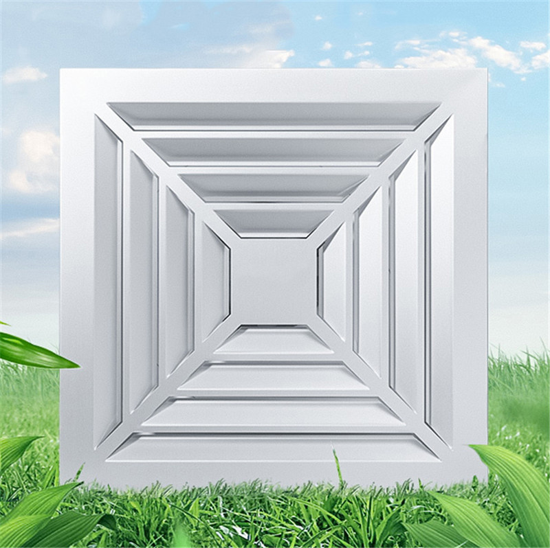 Integrated Ceiling Exhaust Fan Ventilating Fan 600 X600 High Power Engineering 60x60 Ventilator Gypsum Board Mineral Wool Board