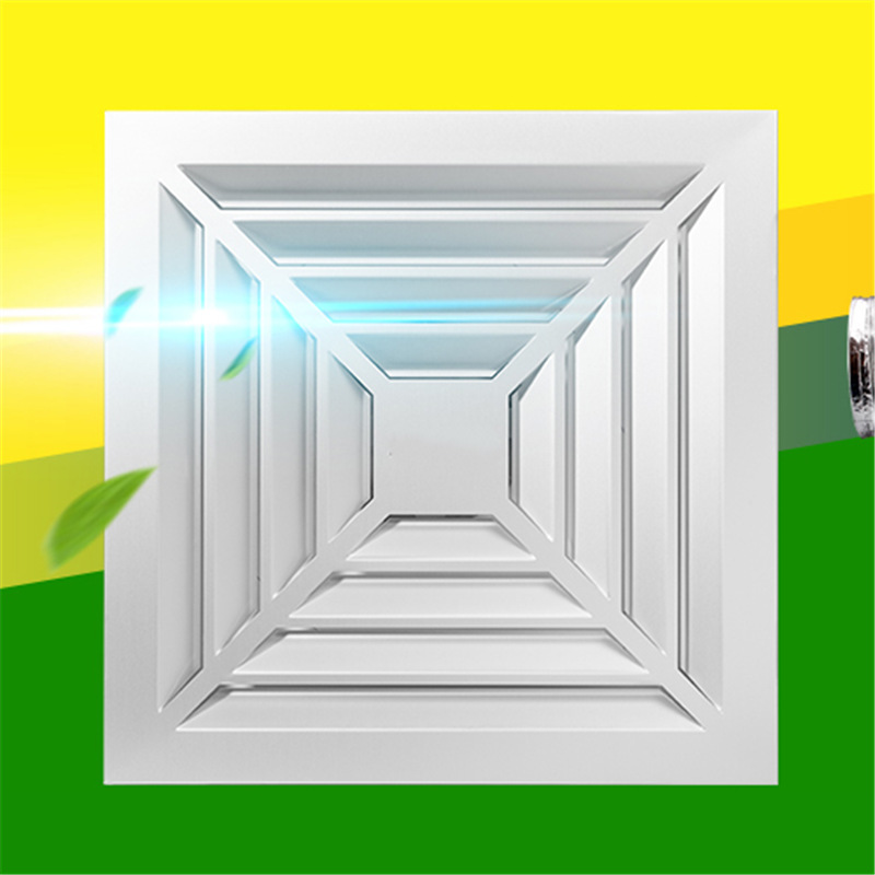 Integrated Ceiling Exhaust Fan Ventilating Fan 600 X600 High Power Engineering 60x60 Ventilator Gypsum Board Mineral Wool Board