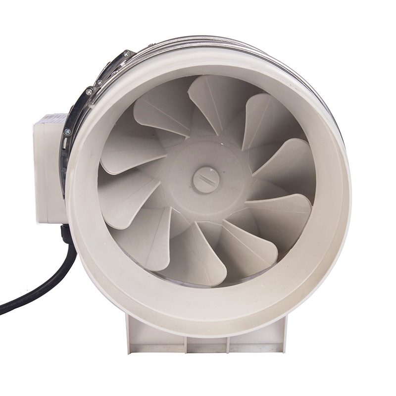 Round Pipeline Blower Oblique Flow Booster Fan Bathroom Exhaust Fan 6-Inch Kitchen Ventilator Fume Exhaust Fan