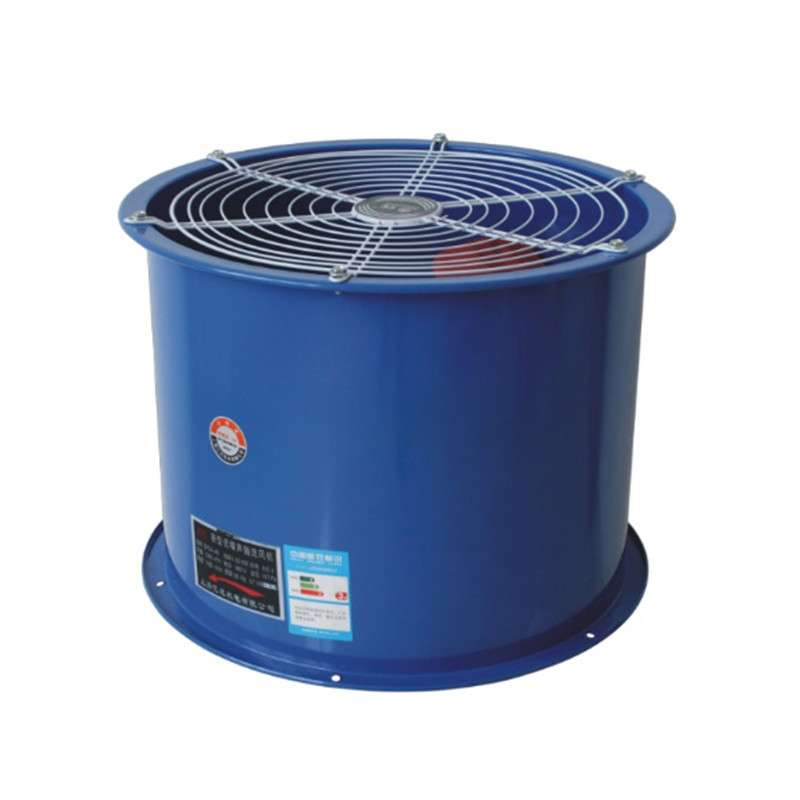 Factory Direct Supply Low Noise Exhaust Fan Exhaust Exhaust Fan Industrial Cylinder Pipe Axial Flow Fan Dust Removal Fan
