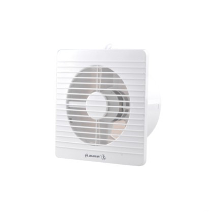 Exhaust Fan 6-Inch Household Bathroom Glass Window Ventilator Bathroom Wall round Mute Thin