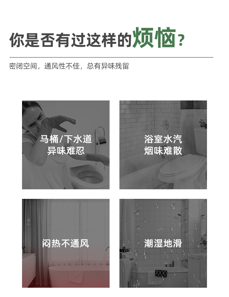 Exhaust fan bathroom small exhaust fan kitchen exhaust fan glass window one-way ventilator