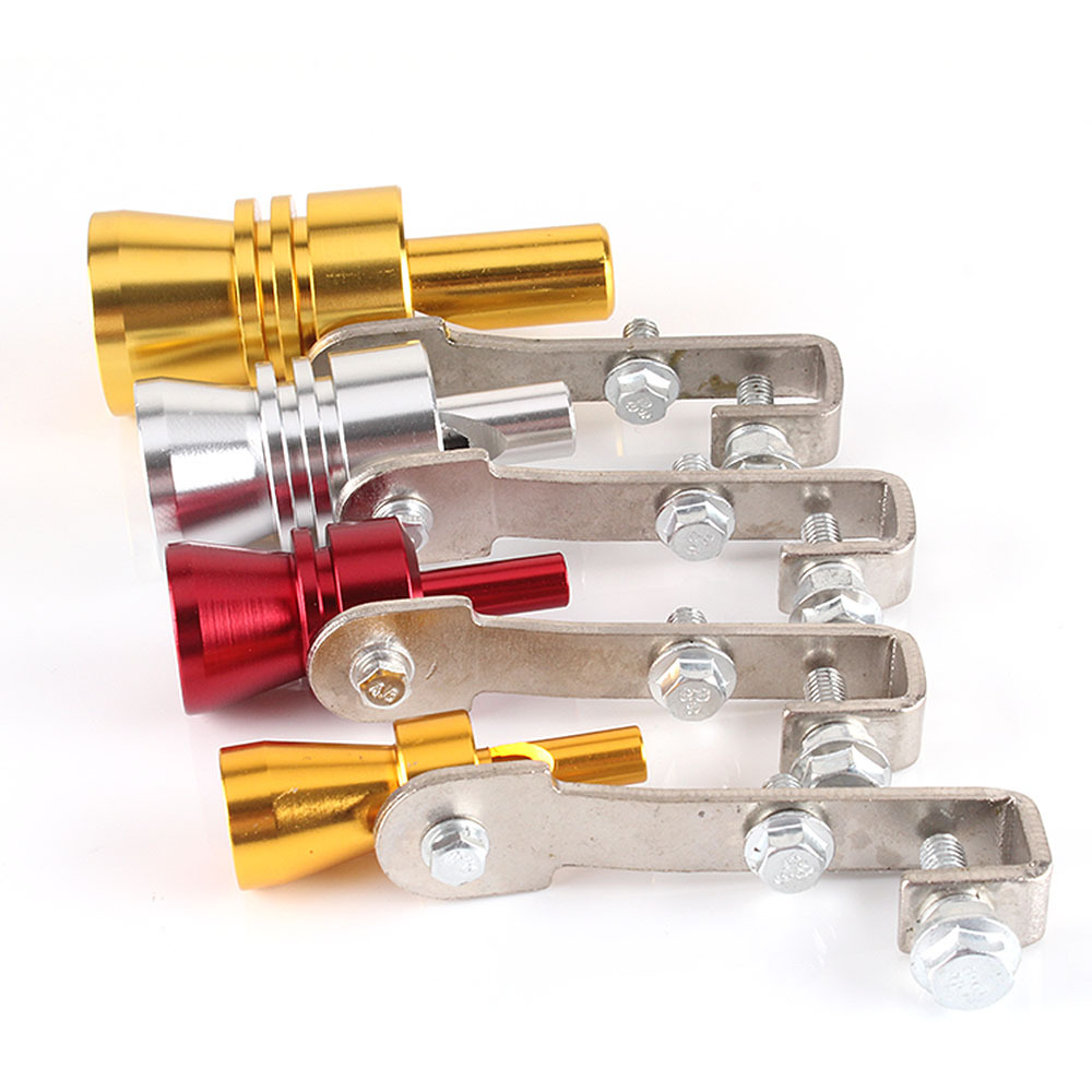 Cross-border hot wholesale vehicle refitted turbine whistle exhaust pipe sound simulator tail throat whistle