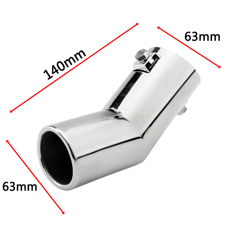  Universal Curved Tail Throat Volkswagen Old Bora Special Suitable for Exhaust Pipe Curved Tail Throat Modification