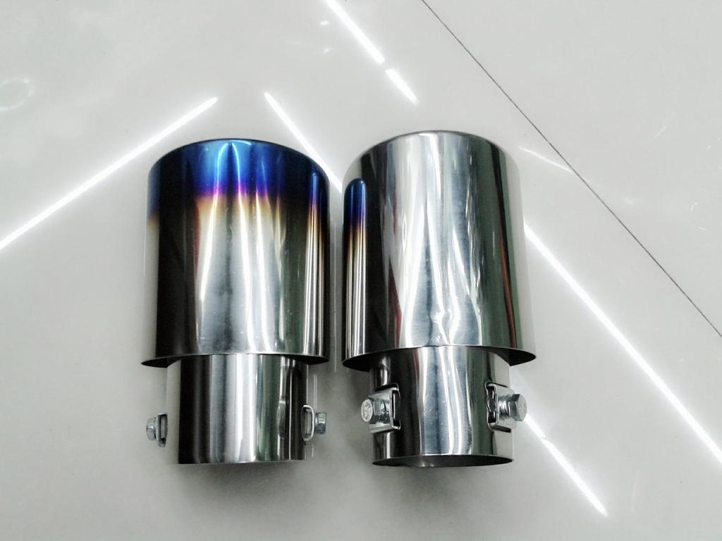 Car exhaust pipe tail throat