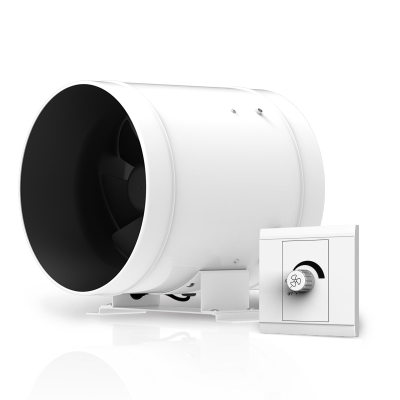 Pipe Fan round 200/8-Inch Low Noise Exhaust Fan Indoor Equipment Cooling Exhaust Fan Pipe Fan