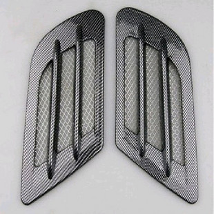 Air Outlet New Ornament Air Outlet Fake Wind Net Car Simulation Exhaust Cylinder Air Outlet 009 Carbon Fiber