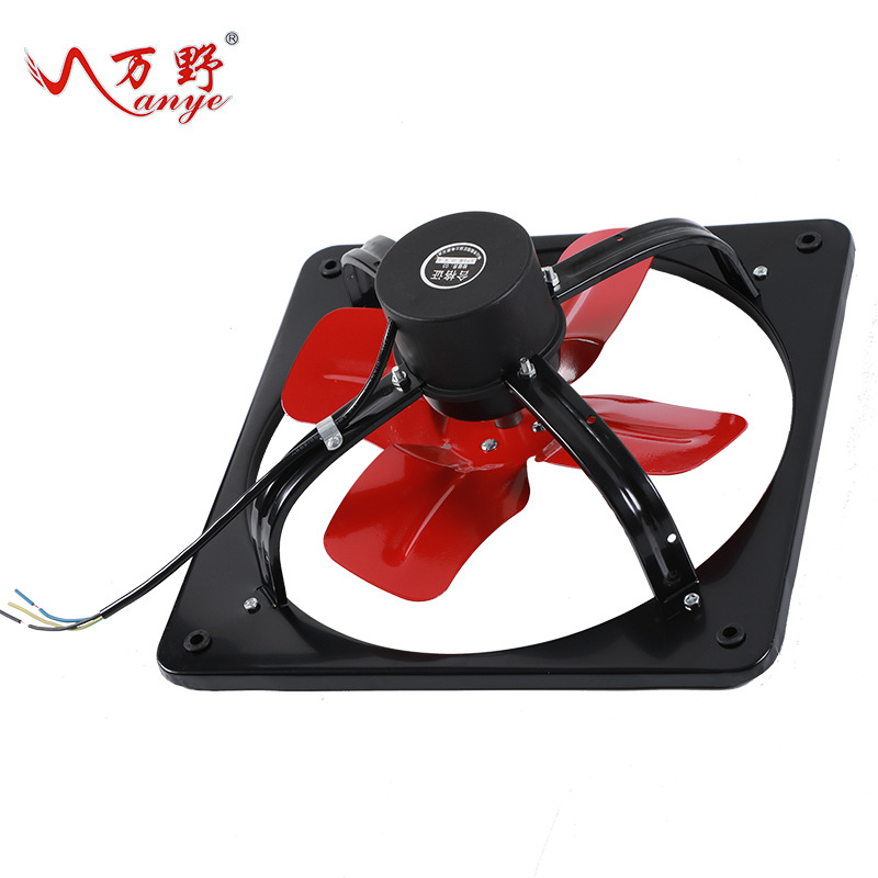 Wholesale 10-20 Inch Square Industrial Exhaust Fan Kitchen Lampblack Window Ventilating Fan Industrial Ventilator