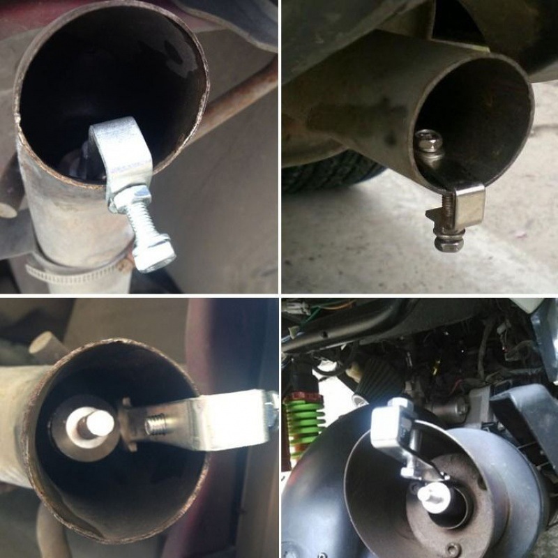 Automobile modified whistle tail section straight exhaust pipe sounder exhaust whistle exhaust pipe whistle sharp whistle