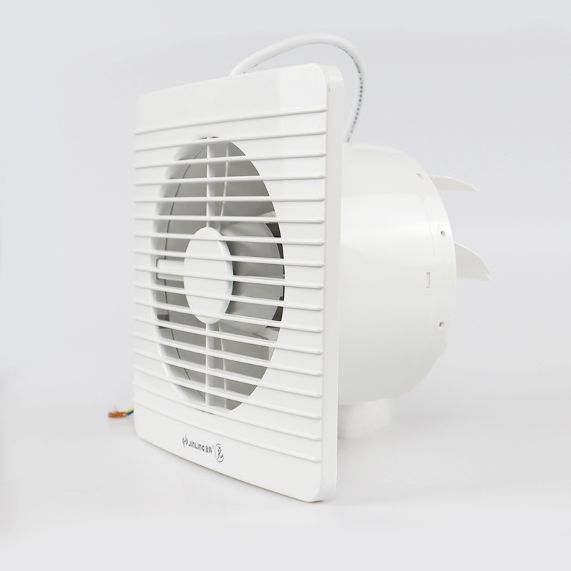 Jinling Exhaust Fan 4/6/8-Inch Ultra-Thin Window Ventilator Bathroom Glass Wall round Hole Exhaust Exhaust Fan