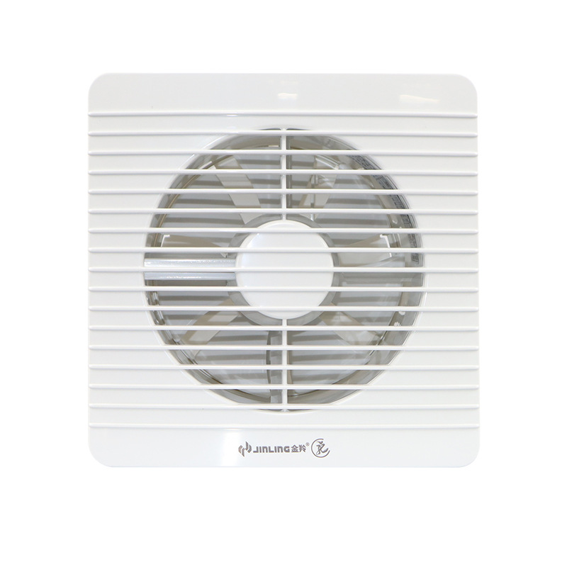 Jinling Exhaust Fan 4/6/8-Inch Ultra-Thin Window Ventilator Bathroom Glass Wall round Hole Exhaust Exhaust Fan