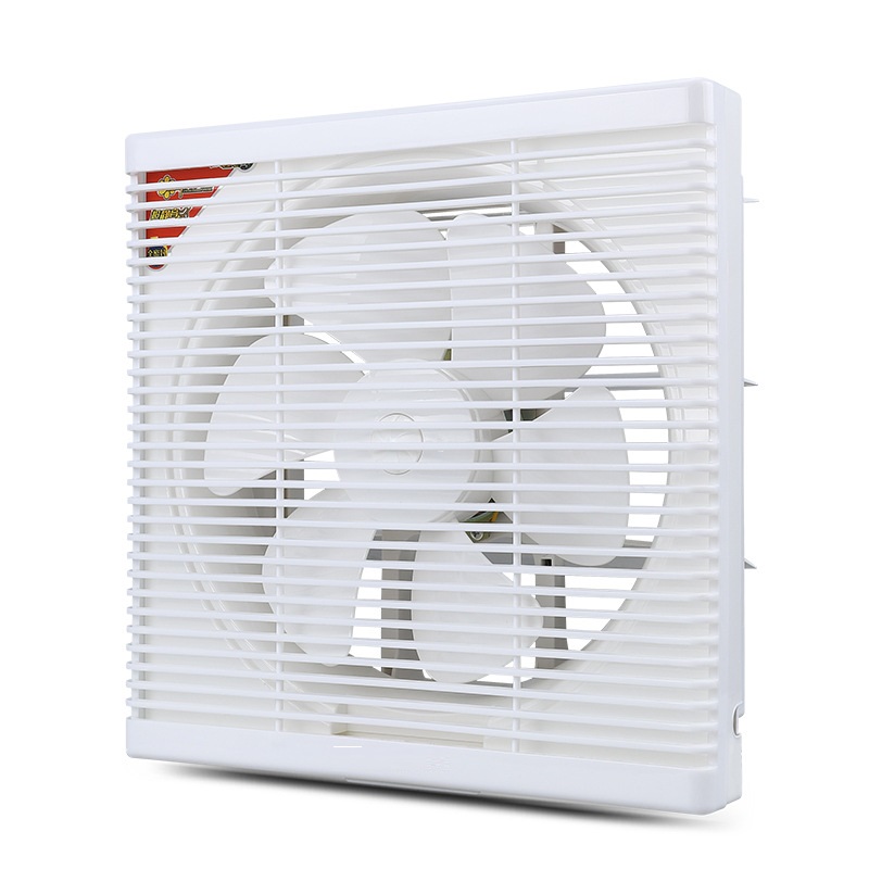 12-Inch Full Plastic Luxury Louver Ventilator with Mesh Bathroom Exhaust Fan Mute Ventilating Fan