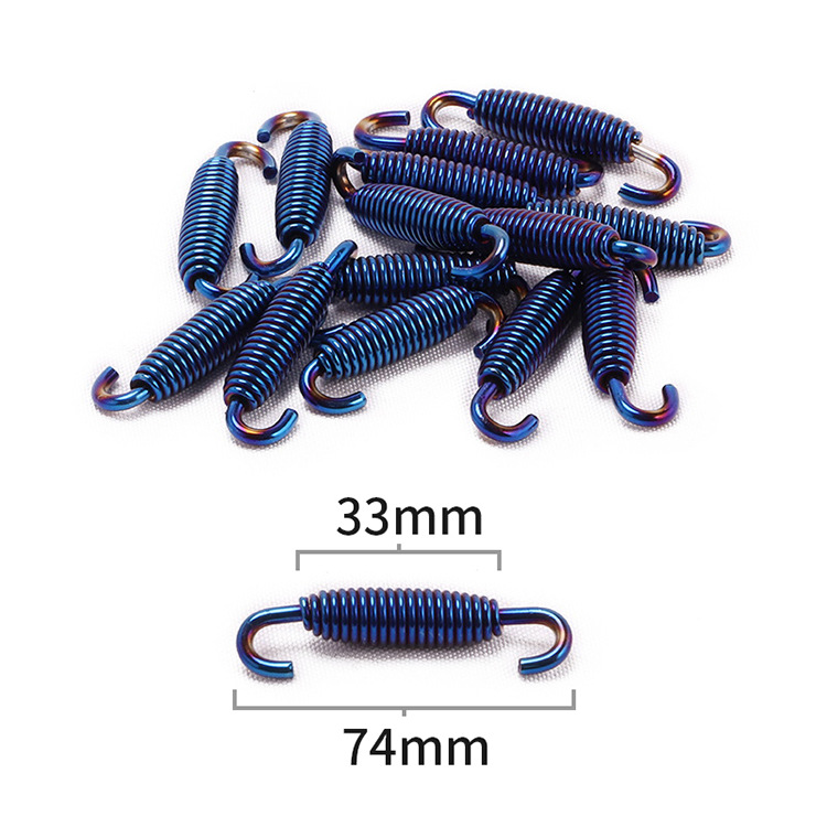  Scorpio Jicun Exhaust Pipe Spring Modification Welding Port Adapter Anti-Scald Strip Motorcycle Accessories