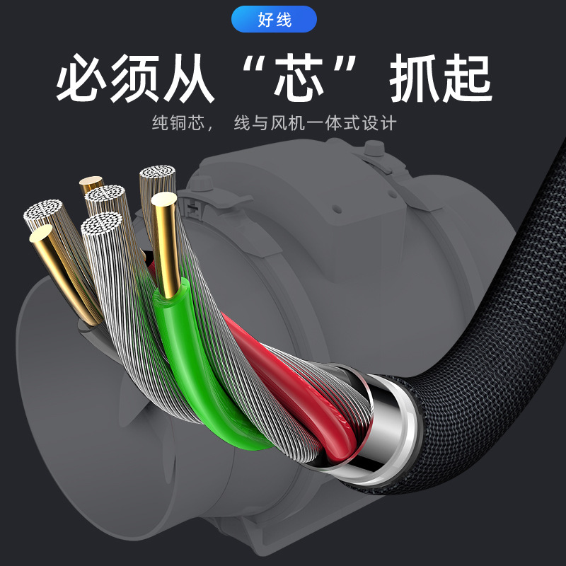 Pipe Fan round Exhaust Ventilator 4-Inch 6-Inch 8 Strong Mute Kitchen Oblique Flow Heat Dissipation Ventilation Ventilating Fan