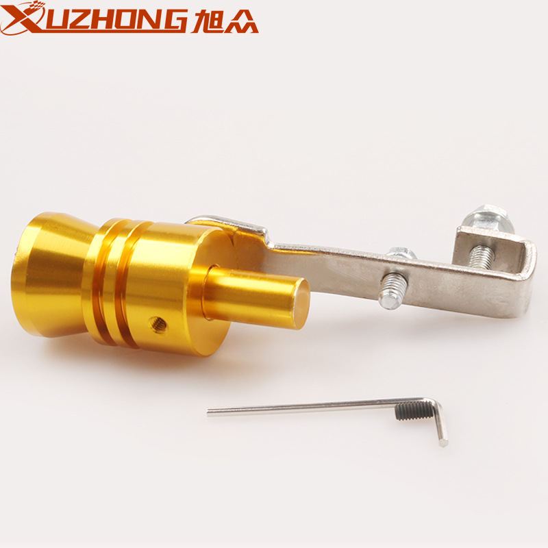 Professional Batch Car Modification Turbine Whistle Exhaust Pipe Sounder Sound Simulator Turbine Tail Whistle XL