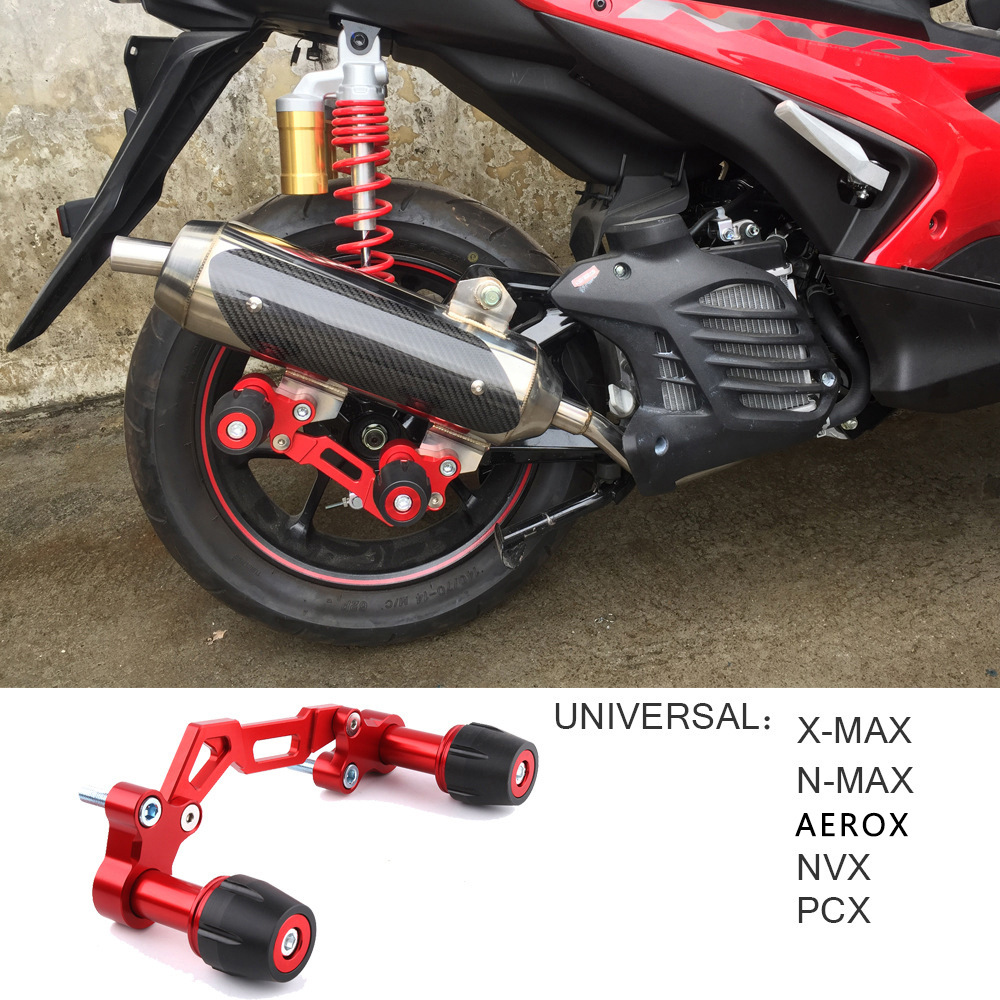 Motorcycle Adjustable Exhaust Pipe Drop-Resistant for Yamaha Nvx Nmax155 Xmax300 PCX Aerox Universal