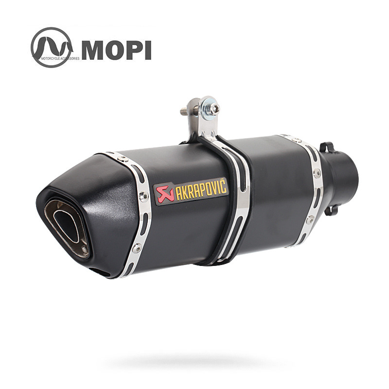 Applicable to Yamaha R6 Exhaust Pipe Universal Huanglong Small Hexagonal Fried Street Stainless Steel Exhaust Pipe