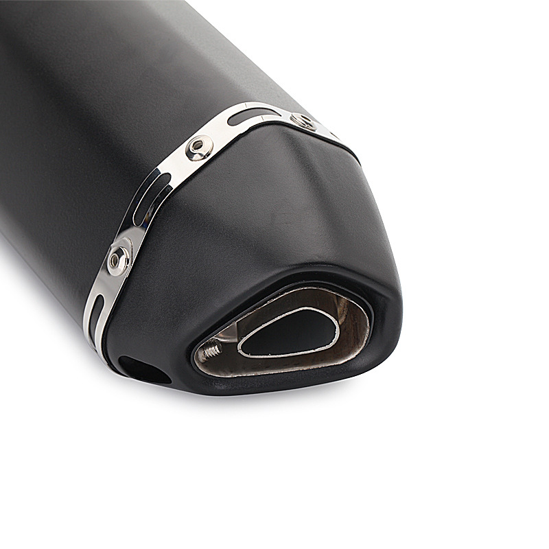 Applicable to Yamaha R6 Exhaust Pipe Universal Huanglong Small Hexagonal Fried Street Stainless Steel Exhaust Pipe