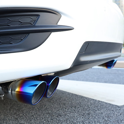 Steel Tail Throat 10 Th Generation New Civic Modified Exhaust Pipe 10 Th Generation Civic Modified Car Exhaust Pipe