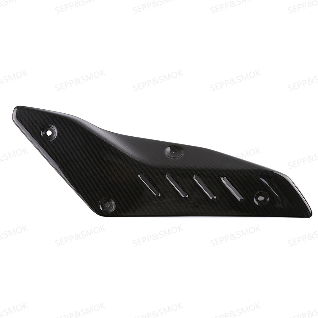 Suitable for Yamaha Y Ha Mt10 Motorcycle Carbon Fiber Large Exhaust Pipe Cover 16-18 Years Modified Shell