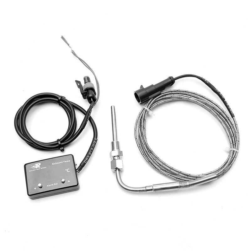 Cross-Border Hot Selling Car Modification Exhaust Gas Thermometer P-ETM-01 Car 12V Digital Display with Sensor