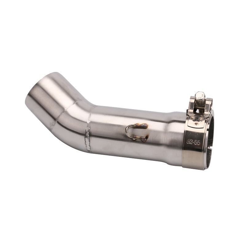 Sports Car Exhaust Pipe Modification Fz8n YZFFZ8 Fz800 Middle Section Stainless Steel Connection Straight Upper Exhaust