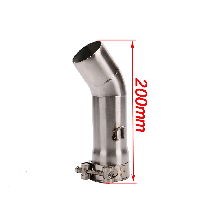 Sports Car Exhaust Pipe Modification Fz8n YZFFZ8 Fz800 Middle Section Stainless Steel Connection Straight Upper Exhaust