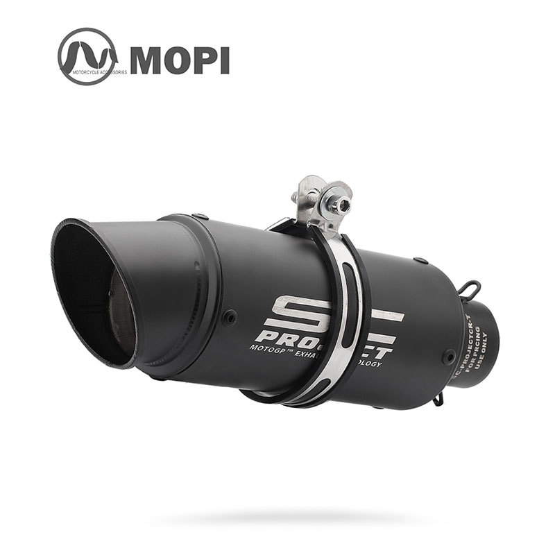 Small Barrel Imitation Titanium Band Iron Strip Exhaust Pipe SC Motorcycle Modified General Kawasaki Spring Wind Yamaha