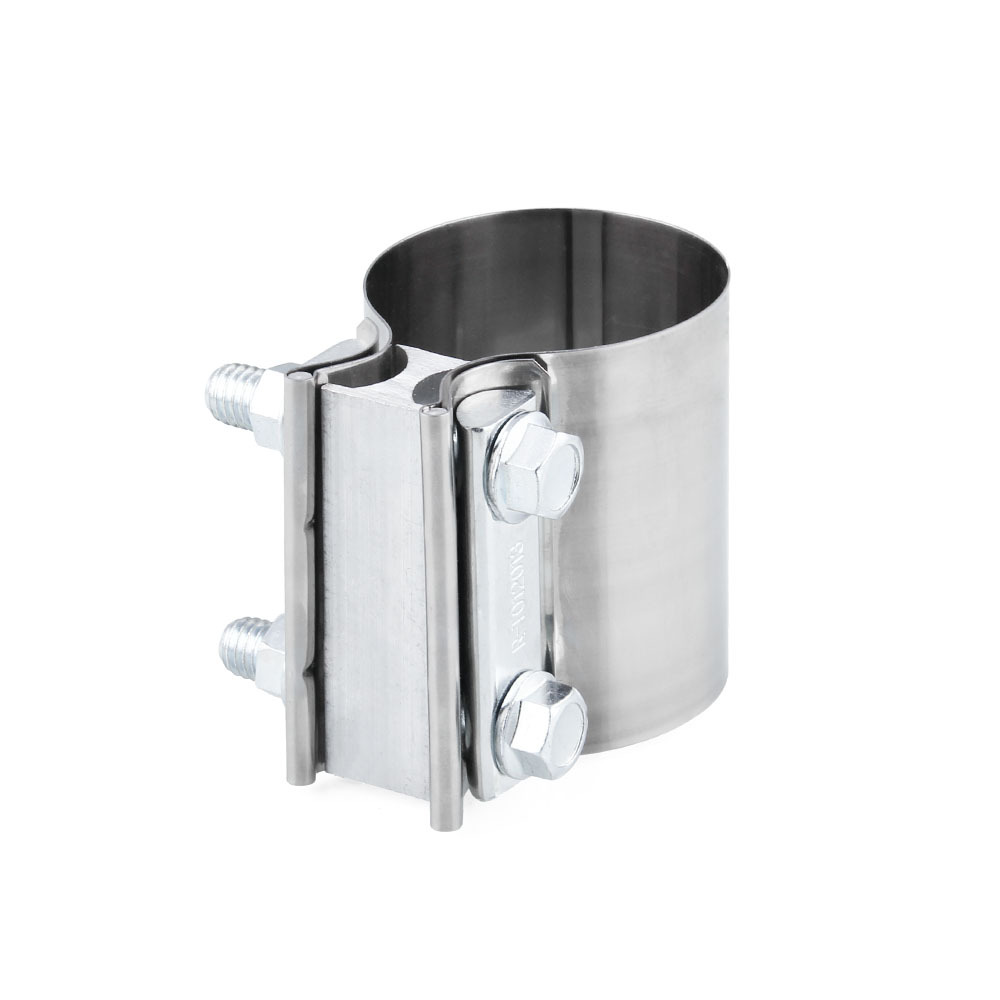 Cross-Border Hot Selling Car Modified General Stainless Steel 2.5 Inch 63mm Exhaust Pipe Clamp Tail Throat Hoop