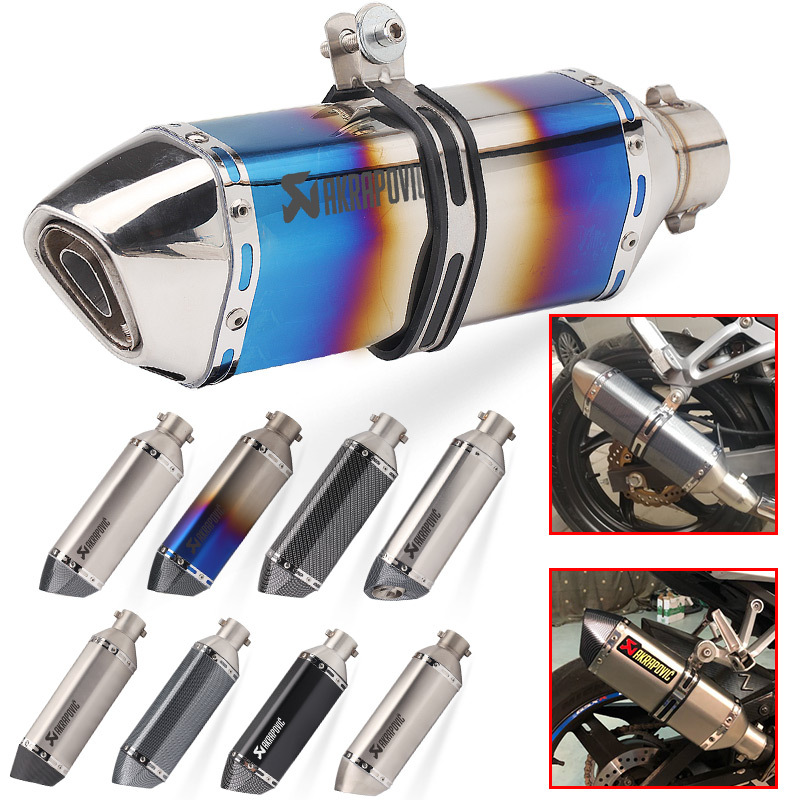 Sports Car Blessed Kawasaki Large Displacement Racing Hexagonal Universal Yellow Dragon 600 Scorpio Exhaust Pipe
