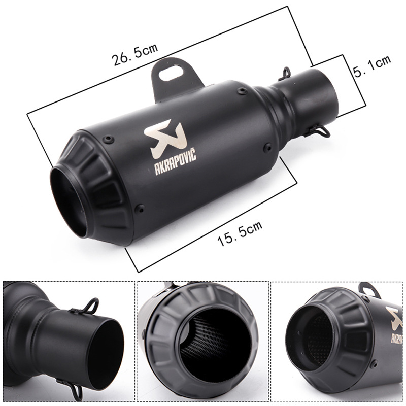 Blessed Huanglong 600 Suzuki Spring Wind Kawasaki Ducati Motorcycle Sports Car Modified Large Displacement Exhaust Pipe