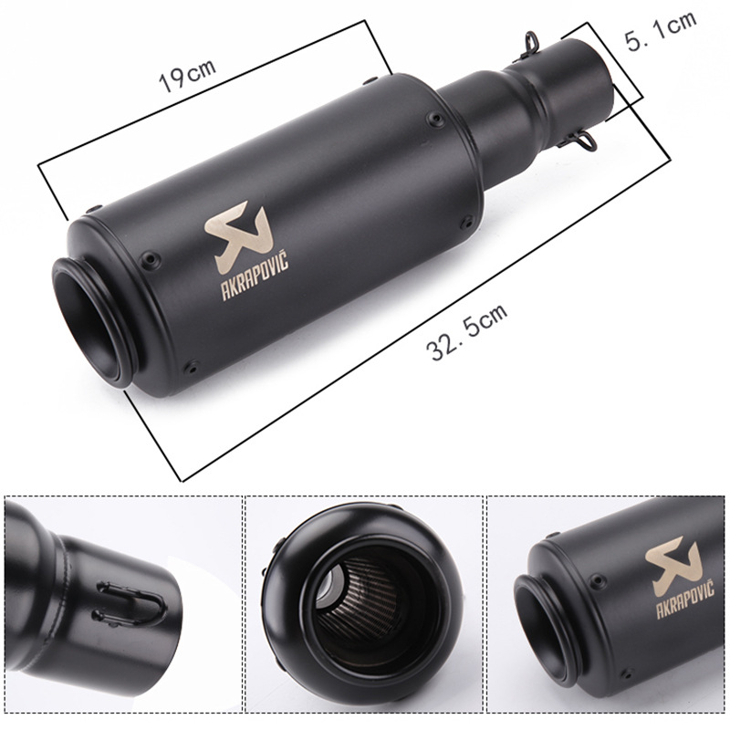 Blessed Huanglong 600 Suzuki Spring Wind Kawasaki Ducati Motorcycle Sports Car Modified Large Displacement Exhaust Pipe