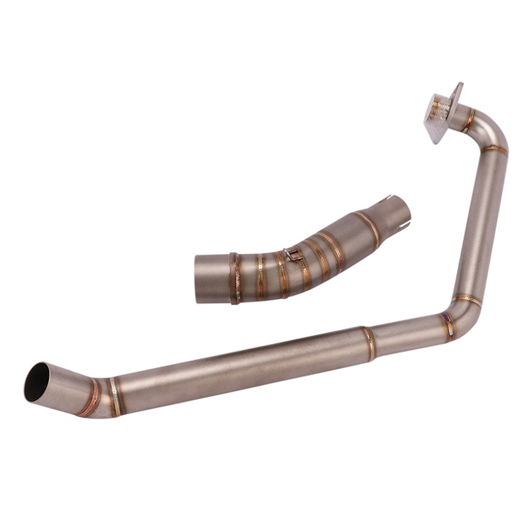Suitable for Motorcycle Cbr150r Front Section Cbr150rr Modified Exhaust Pipe Front Section 10-20 Years