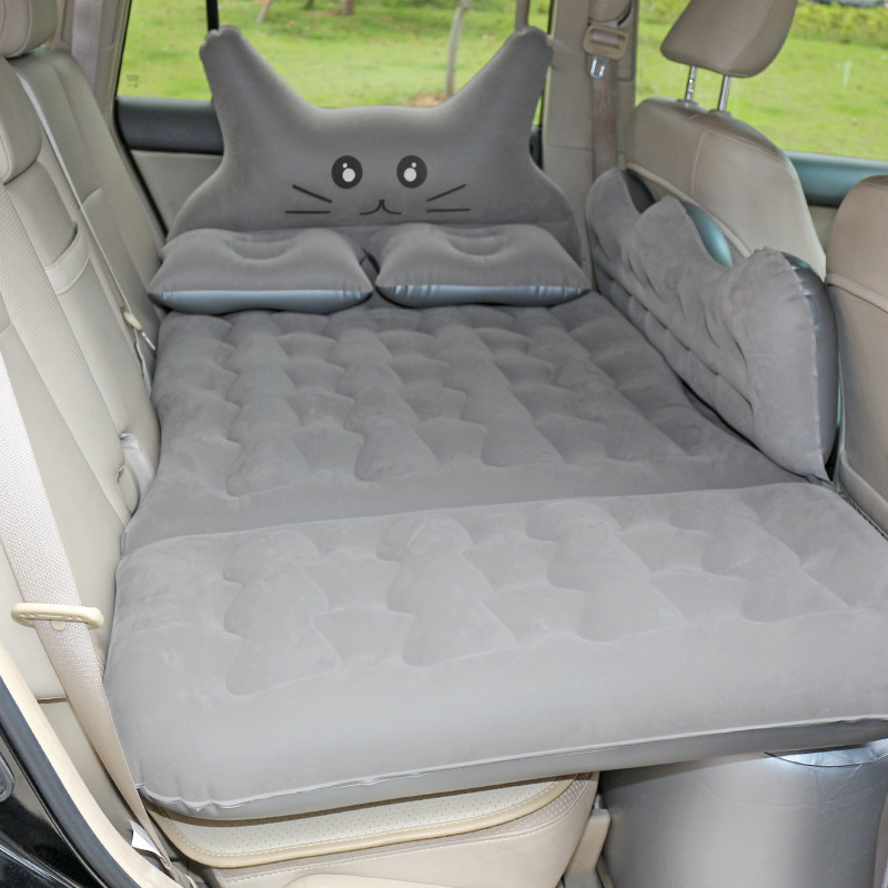 VehicleMounted Inflatable Bed Car Travel Car Inflatable Mattress SUV Car Rear Exhaust Cushion Sleeping Bed
