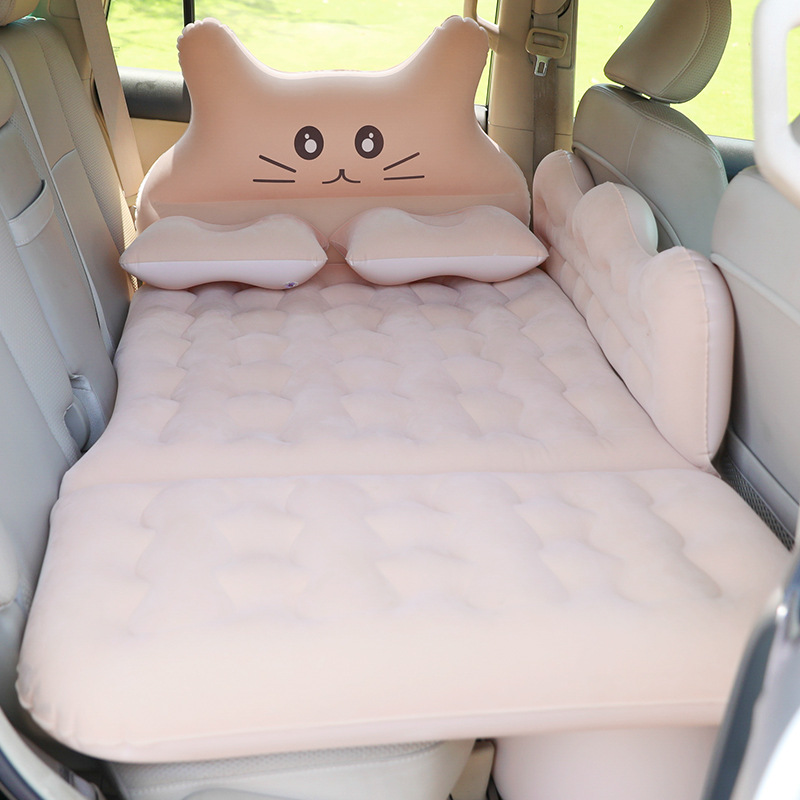 VehicleMounted Inflatable Bed Car Travel Car Inflatable Mattress SUV Car Rear Exhaust Cushion Sleeping Bed