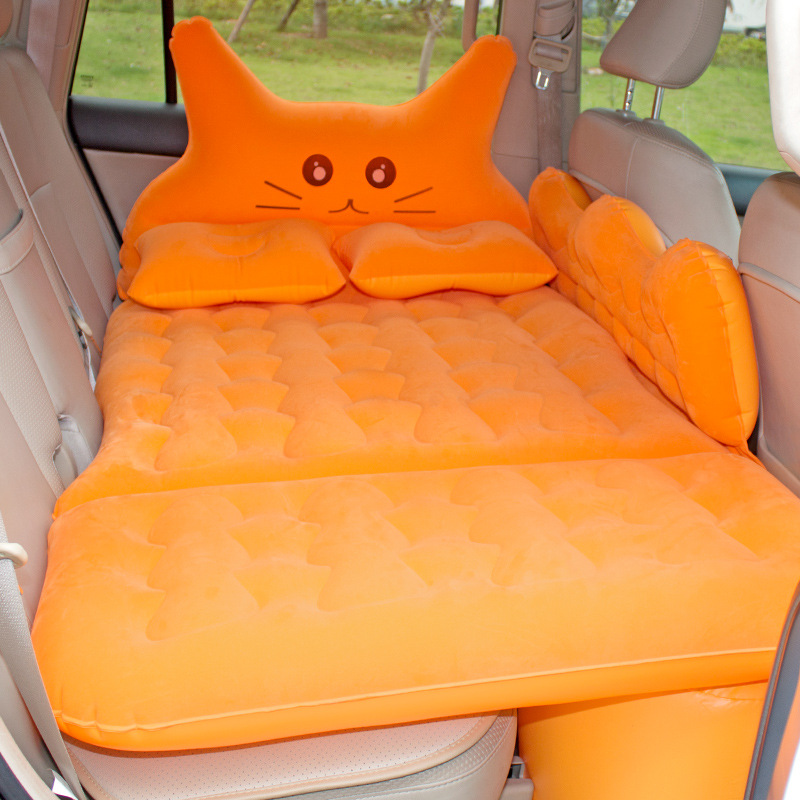 VehicleMounted Inflatable Bed Car Travel Car Inflatable Mattress SUV Car Rear Exhaust Cushion Sleeping Bed