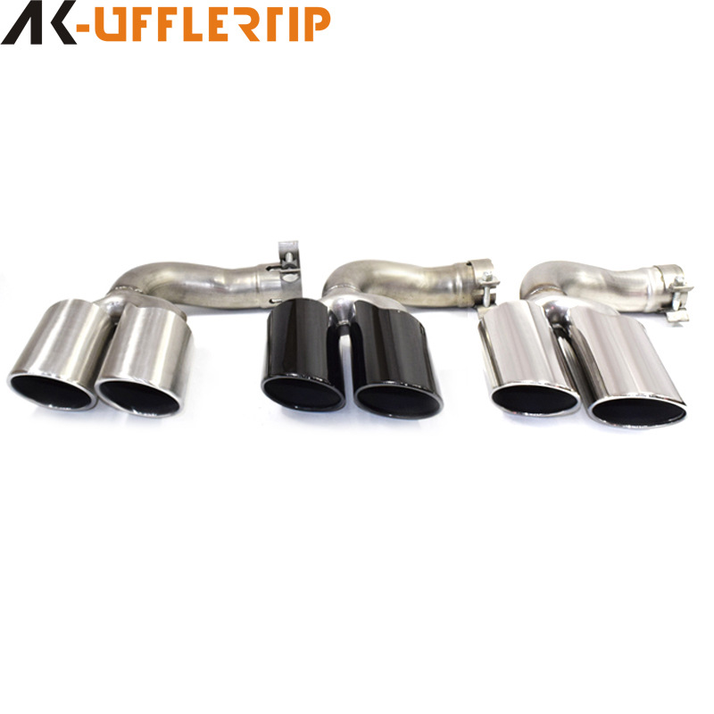 to 18 to 20 New Porsche Cayenne GTS Sports Tail Throat FourOutlet Tail Mouth Cayenne Exhaust Pipe Modification