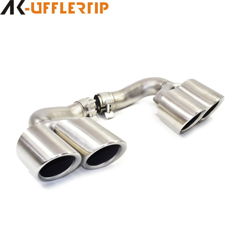 to 18 to 20 New Porsche Cayenne GTS Sports Tail Throat FourOutlet Tail Mouth Cayenne Exhaust Pipe Modification
