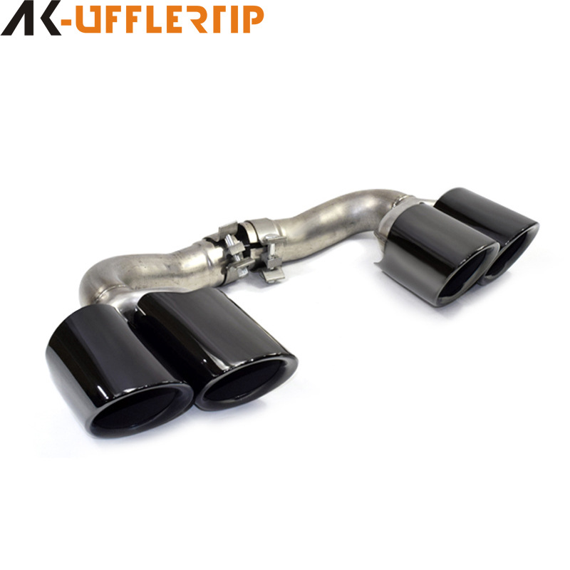 to 18 to 20 New Porsche Cayenne GTS Sports Tail Throat FourOutlet Tail Mouth Cayenne Exhaust Pipe Modification