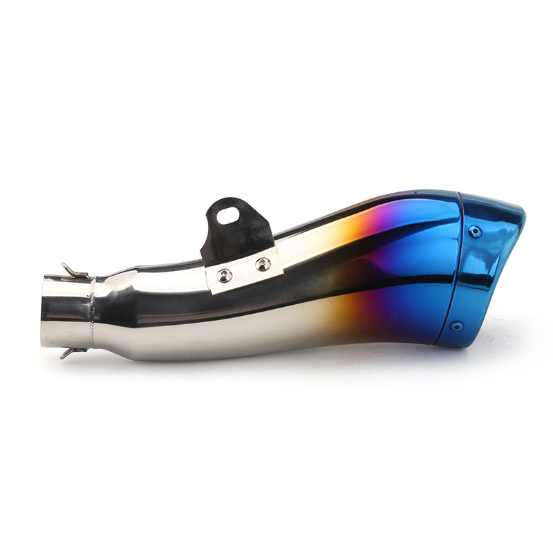 CB1000R Modified Rear Section End Tail Throat Exhaust Pipe Stainless Steel Dolphin RC390 Applicable Straight Pipe