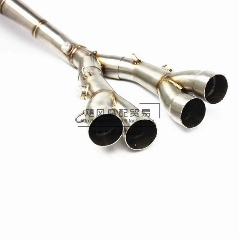 Motorcycle Exhaust Pipe Modification 15-17 S1000 S1000RR Modified Front Stainless Steel Straight Pipe Exhaust Pipe
