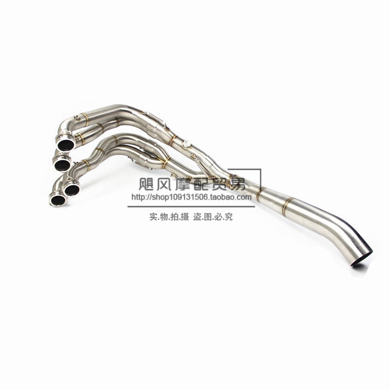 Motorcycle Exhaust Pipe Modification 15-17 S1000 S1000RR Modified Front Stainless Steel Straight Pipe Exhaust Pipe