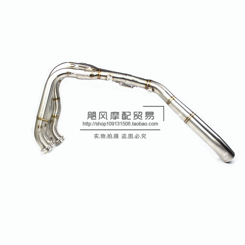 Motorcycle Exhaust Pipe Modification 15-17 S1000 S1000RR Modified Front Stainless Steel Straight Pipe Exhaust Pipe