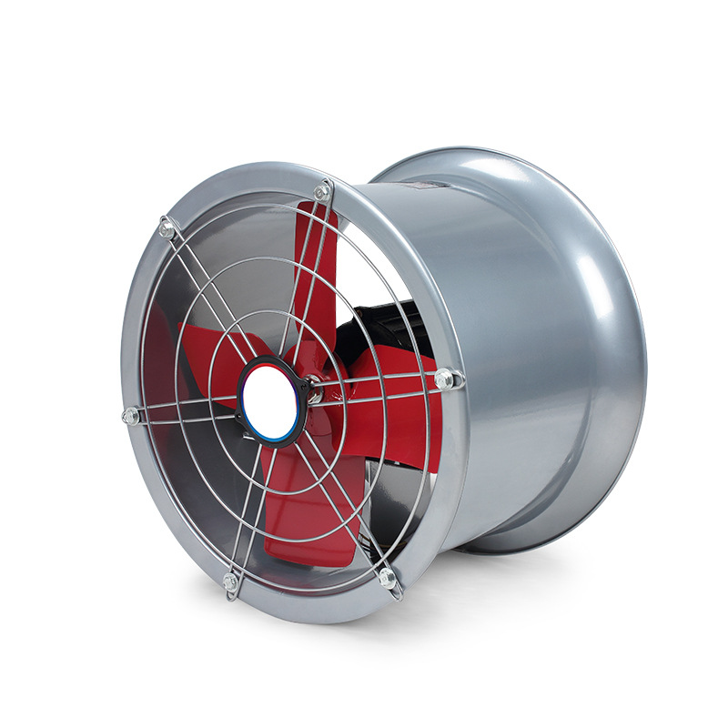 Industrial Cylindrical Strong Axial Flow Exhaust Fan 24-Inch Workshop Warehouse High-Power Ventilator Mute Ventilator
