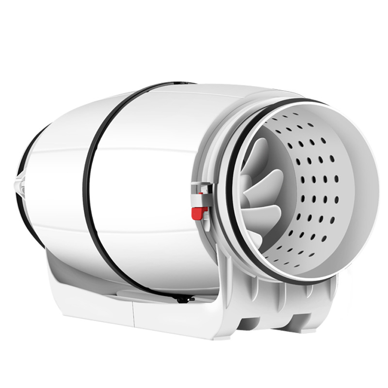Commercial Pipe Fan Strong Ultra-Quiet Exhaust Fan Kitchen Ventilating Fan High Power Smoke Exhaust Fan Household Ventilator